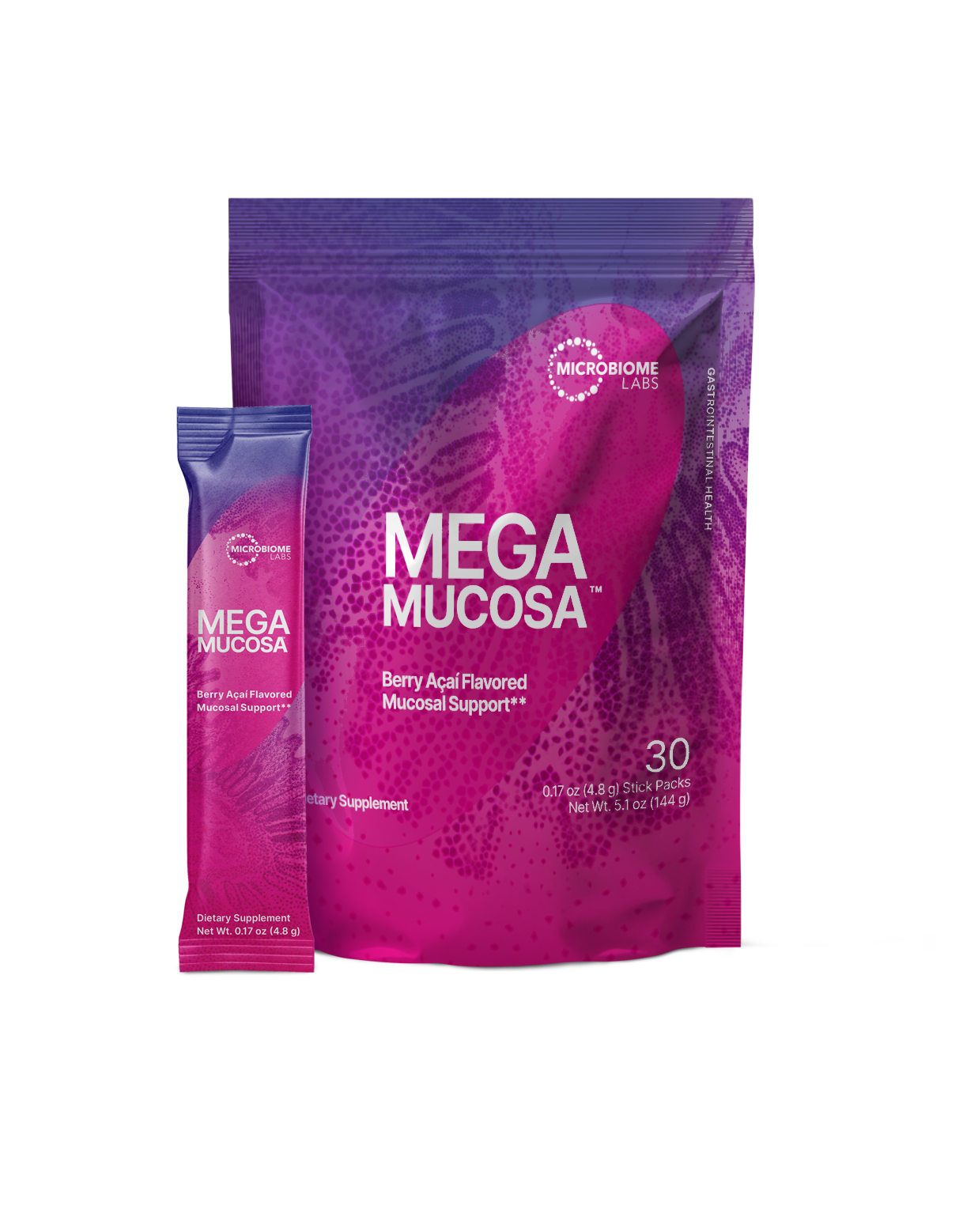Mega Mucosa drink packs 30 count